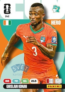 Ghislain Konan Ivory Coast Panini FIFA World Cup 2026 Adrenalyn XL #242